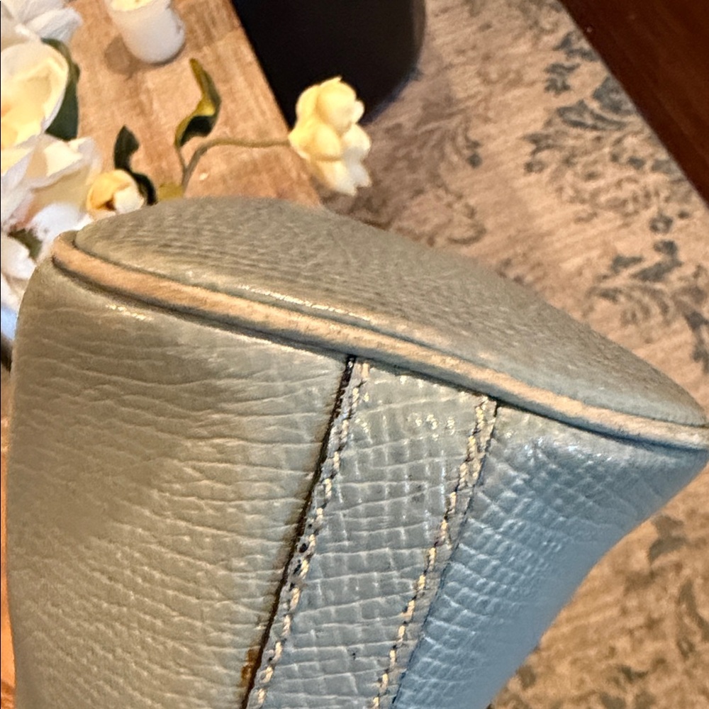 LOEWE vintage Powder Blue Leather Shoulder Bag - Picture 6 of 11